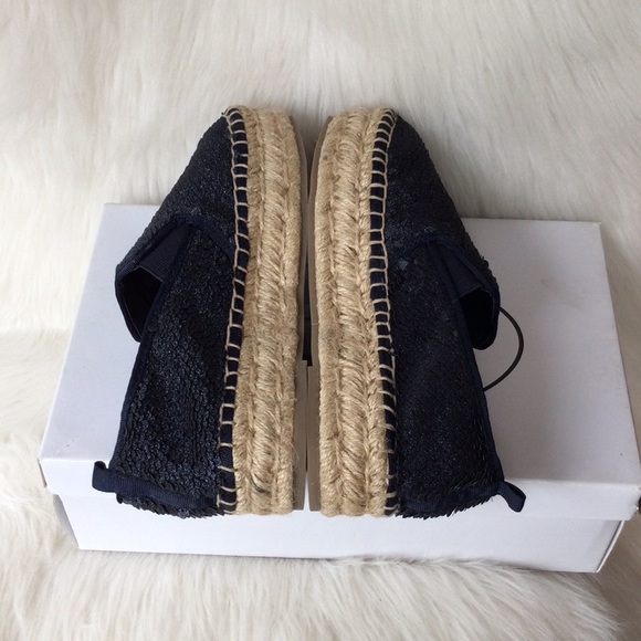 Steve Madden Navy Poppi Sequin Sneakers - Picture 7 of 9